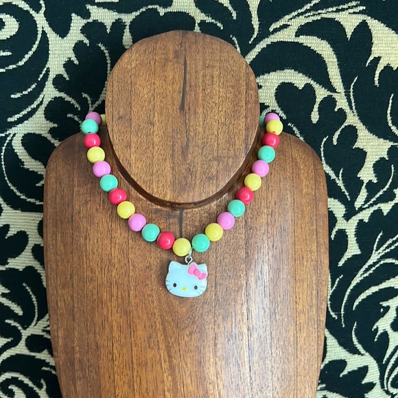 Hello Kitty Jewelry Fun Hello Kitty Beads Necklace Poshmark
